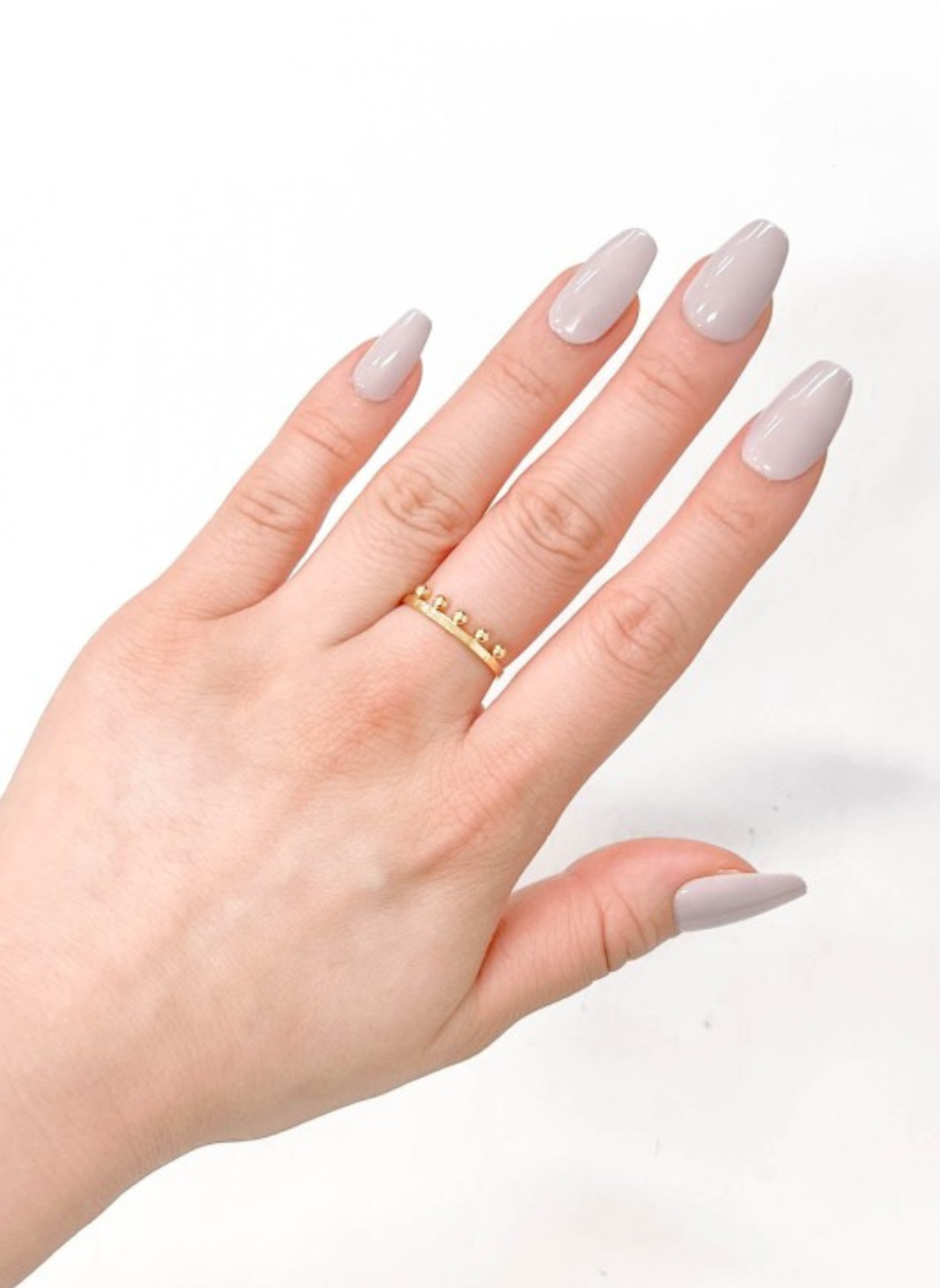 14K Gold Plated Adjustable Ring - Gold