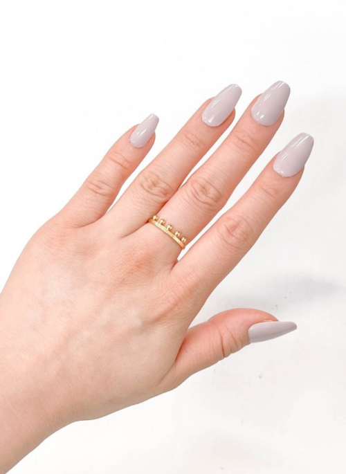 14K Gold Plated Adjustable Ring - Gold