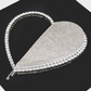 Heart Shape Rhinestone Handle Iconic Clutch