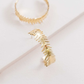 Leaf Wreath Hoop Earrings