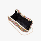 Druzy Stone Iconic Box Clutch Bag