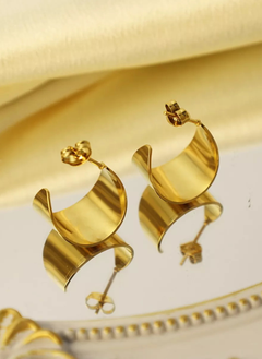 18K Gold-Plated Stud Earrings