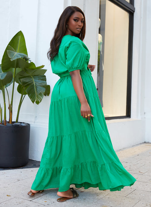 First Choice Tiered Maxi A Line Skirt