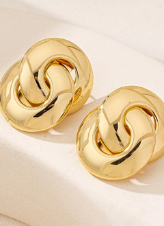 Chunky Knot Stud Earrings