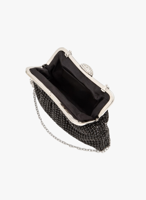 Full Stone Statement Soft Clutch Bag