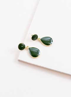 Tear Drop Stone Earrings