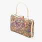 Druzy Stone Iconic Box Clutch Bag