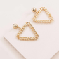 Triangle Chain Link Earrings