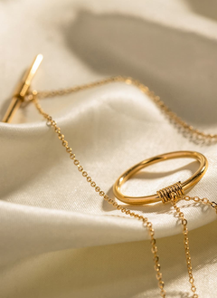 Double-Layered Stainless Steel Necklace