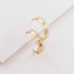 Leaf Wreath Hoop Earrings