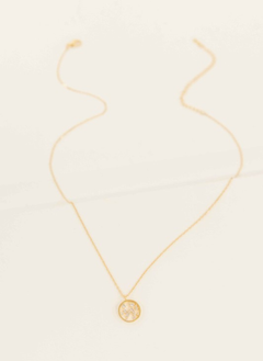 18K Gold Plated Stone Necklace