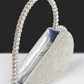 Heart Shape Rhinestone Handle Iconic Clutch