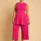 Azora Longline Top - Magenta