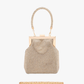 Top Handle Rhinestone Soft Clutch Bag