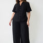 Henley Wide Leg Pants