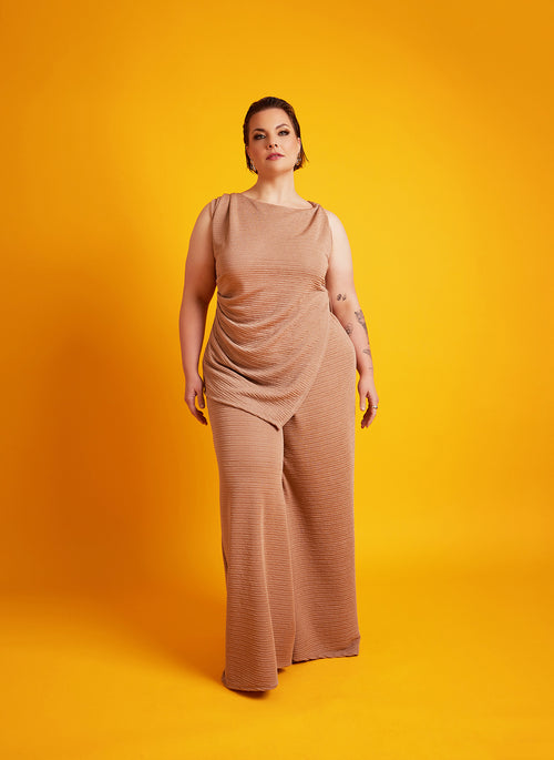 Leslie Wide Leg Textured Pants