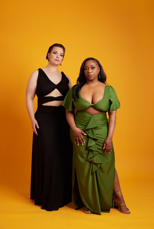 Anita Cut-Out A-Line Maxi Dress