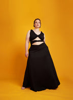 Anita Cut-Out A-Line Maxi Dress