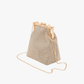 Top Handle Rhinestone Soft Clutch Bag