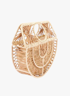 Open Crochet Structured Bag