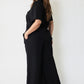 Henley Wide Leg Pants