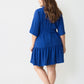 June Flutter Hem A-Line Mini Dress