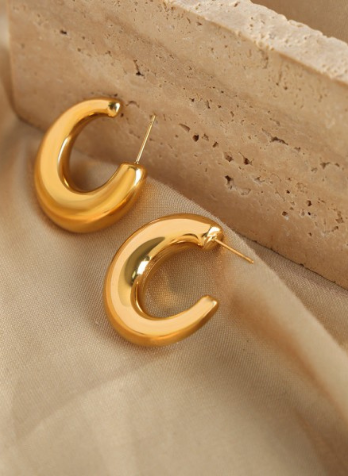 Chunky Hoop Earrings