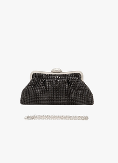 Full Stone Statement Soft Clutch Bag