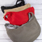 Fame Textured Mesh Knot Shoulder Bag