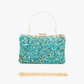 Druzy Stone Iconic Box Clutch Bag