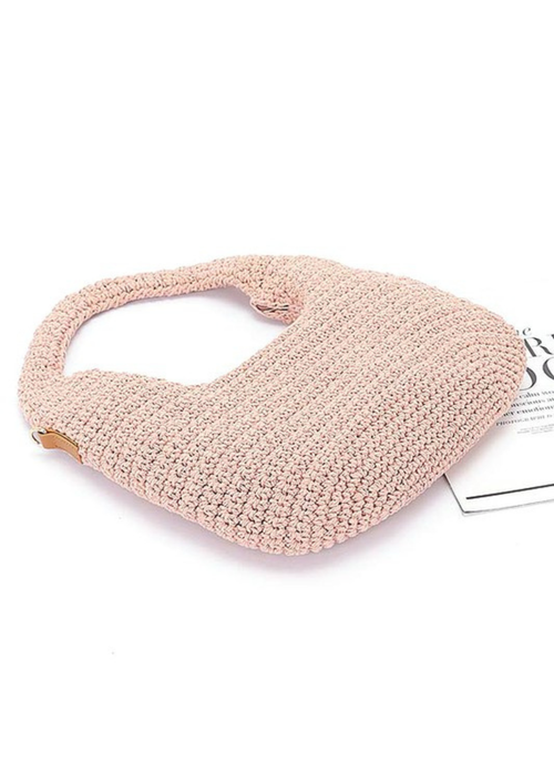Cotton Woven Shoulder Bag