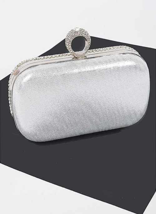 Crystal Iconic Box Clutch