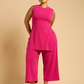 Azora Longline Top - Magenta
