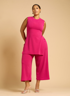 Azora Straight Leg Pants - Magenta