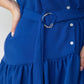 June Flutter Hem A-Line Mini Dress