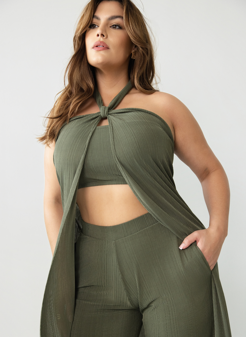 Carlie Halter Maxi Top w. Bandeau