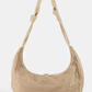 Fame Textured Mesh Knot Shoulder Bag