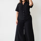 Henley Wide Leg Pants