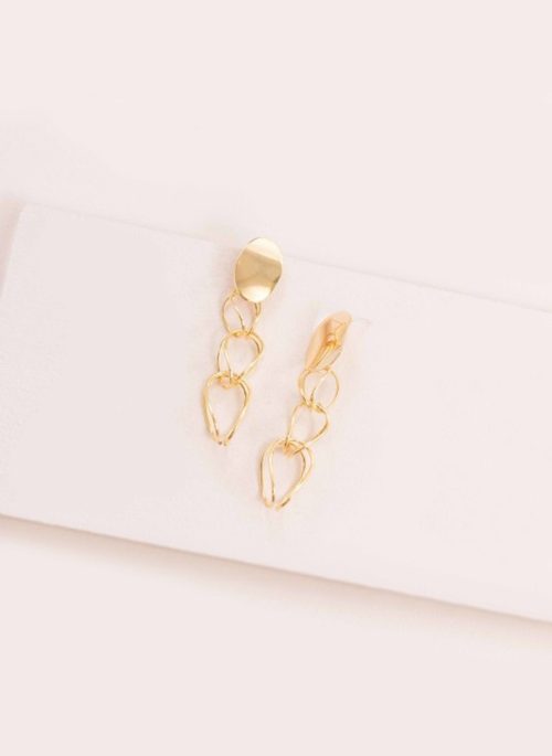 Chain Link Dangling Earrings