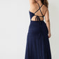 Charlotte Eyelet Open Back Maxi Dress