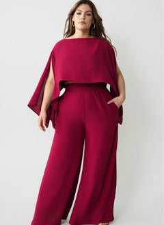 Helly Ultra Wide Leg Pants w. Elastic Waistline