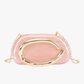 Gold Iconic Handle Marble Resin Box Clutch