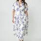 Dinah Button Down A-Line Midi Dress