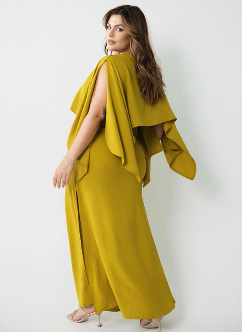 Lily Oversized Kimono Sleeve Blouse w. Tube Top