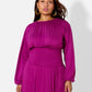 April Drop Waist Jersey Maxi Dress