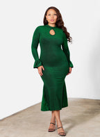 Abigail Sparkling Bodycon Mermaid Midi Dress