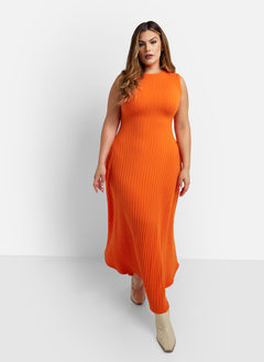 Astrid Ribbed Maxi A Line Dress