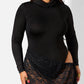 Catherina Dropped Lace Skirt Maxi Dress