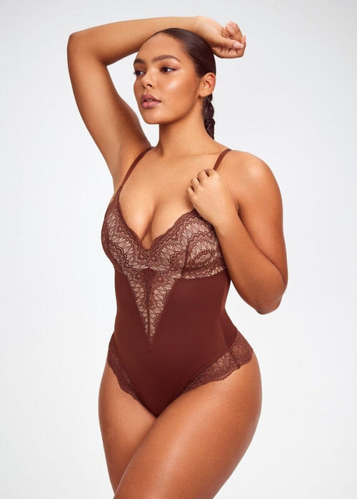 She Waisted Sculpting Lace Bodysuit