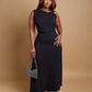 Delilah Knotted A Line Maxi Dress